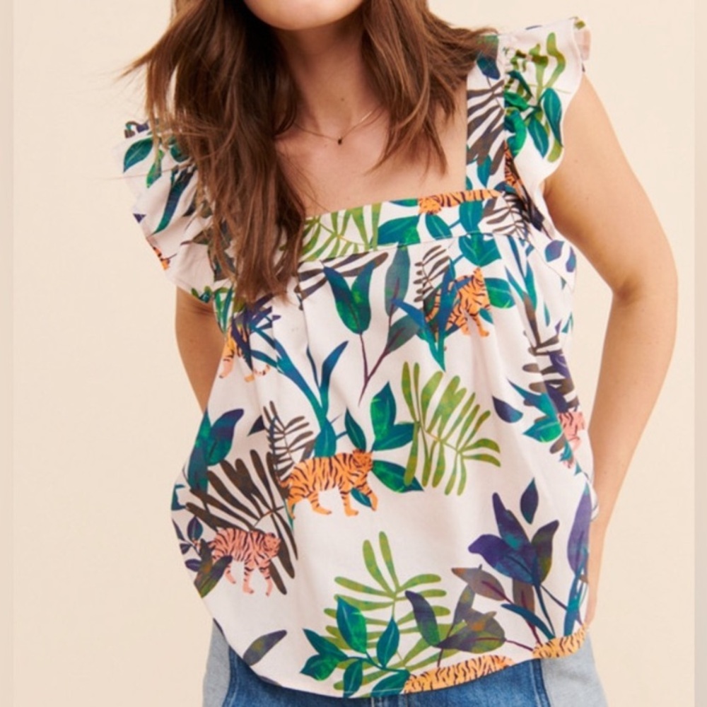 2/$25 Corey Lynn Calter Tropicana Tank